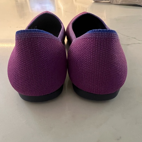 Rothy’s Violet Points Flats Size 8.5 Purple Orchid Lilac HTF Retired - Picture 4 of 10
